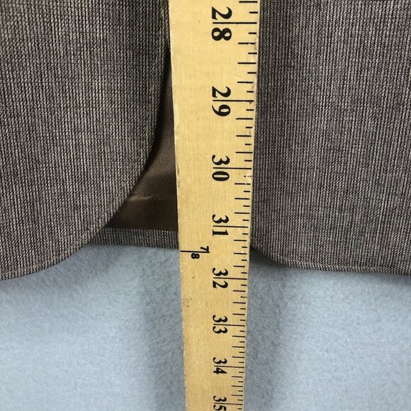 Vintage Levis Blazer  Mens 42L Long Brown Knit Sport Coat Jacket Retro Office - Picture 7 of 16